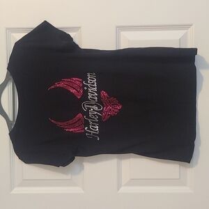 HARLEY Davidson jeweled top sz medium